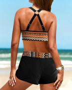 Cecilia | Geometric Stripes Bikini