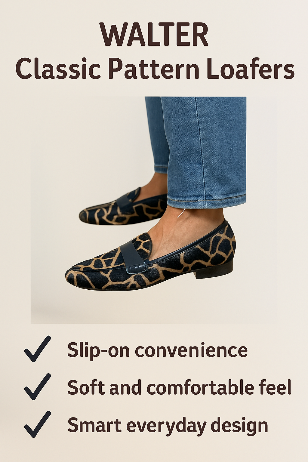 Walter | Pattern Loafers