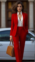 Aveline - Elegant Two-Piece Blazer and Pants Set