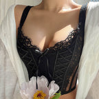 Celine - Embroidery French Corset Bra