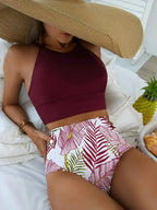 Sienna | Elegant High-Waisted 2-Piece Swimsuit