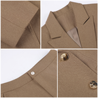 Aven - Classic 4-Button Blazer with Matching Pants Set