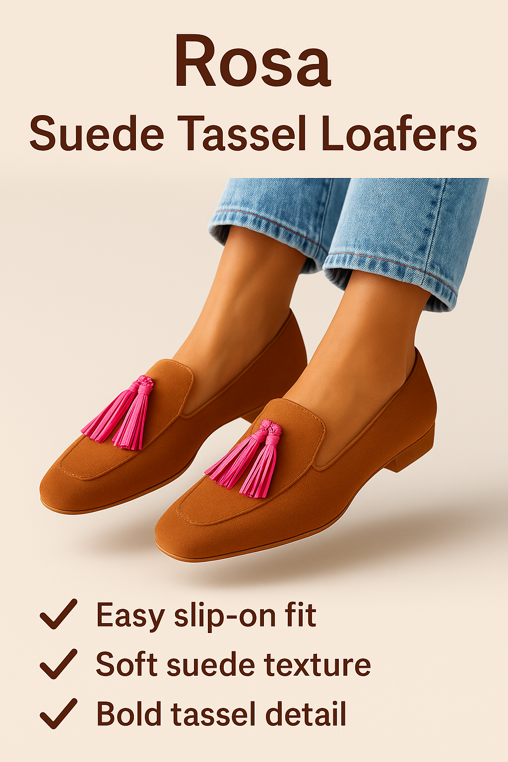 Rosa | Suede Loafers