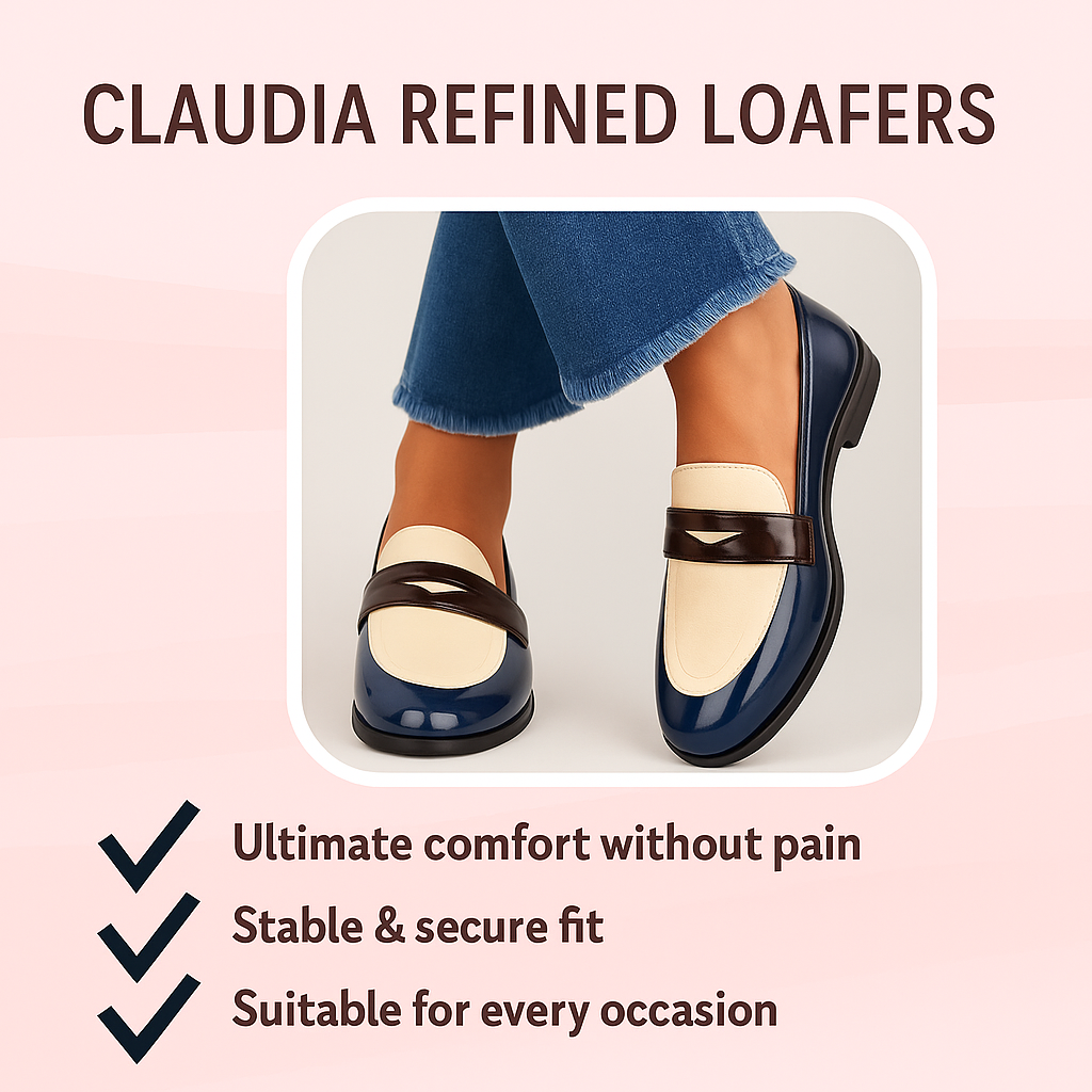 Claudia | Contrast Loafers